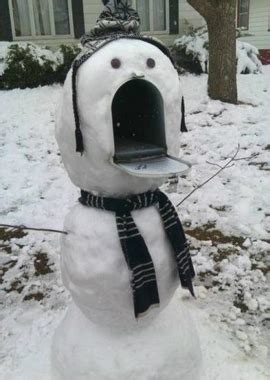 Download free, high quality snowman pictures perfect for your wallpaper or project. Snowman Mailbox and 11 Other Amazing Snow Creations to ...