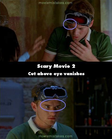 All the movie sound clips on this site are just short samples from the original sources, in mp3, wav or the copyrighted, unlicensed movie samples are shorter in comparison to the original movie. Scary Movie 2 (2001) movie mistake picture (ID 87600)