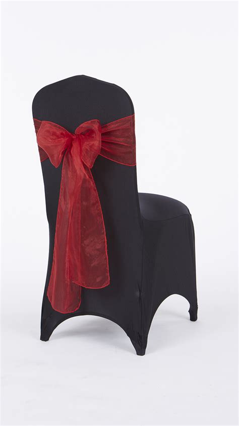 Premium quality organza chair bows wholesale. Red Organza Bow | Chair Decor