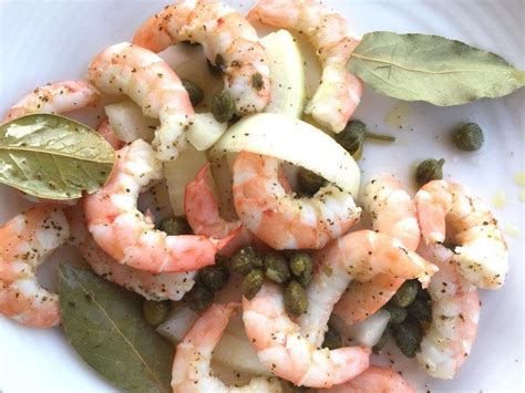 Just before serving, blanch snow peas in boiling water 20 sec. Marinated Shrimp Appetizer Cold - Delicious Marinated ...