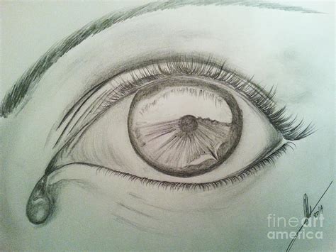 All the best crying eye drawing 38+ collected on this page. Crying Eye Drawing by Collin A Clarke