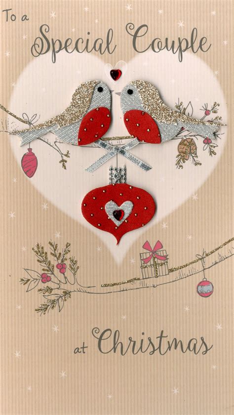 Maybe you would like to learn more about one of these? Special Couple Embellished Christmas Card | Cards | Love Kates