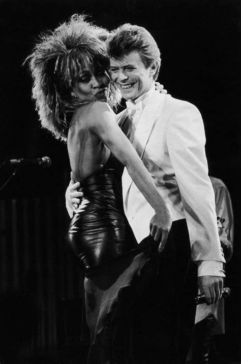 Tina blade looks great as she squirts. David Bowie seduced Tina Turner by going naked and wearing ...