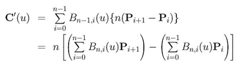 Remaining bezier points are only generally approximated. Derivatives of a Bézier Curve