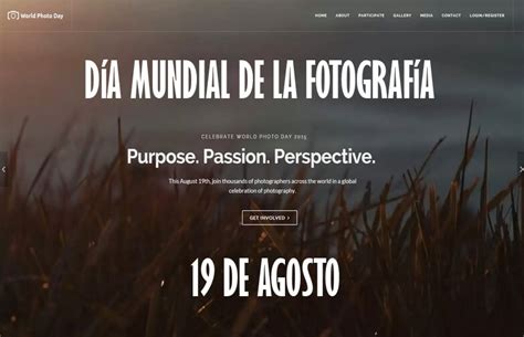 El día mundial del fotógrafo o día mundial de la fotografía se celebra cada 19 de agosto. Feliz día mundial de la fotografía - Arcadina Blog