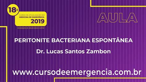 • cirrose e hemorragia gastrintestinal; Peritonite Bacteriana Espontânea no DE - Dr Lucas S Zambon ...