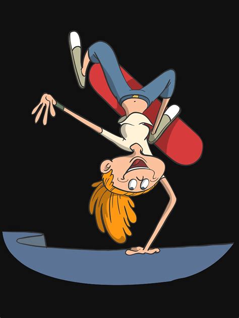 What kind of skateboard do you use to do this trick? "Skateboard Upside Down" T-shirt by ansgarhugo | Redbubble