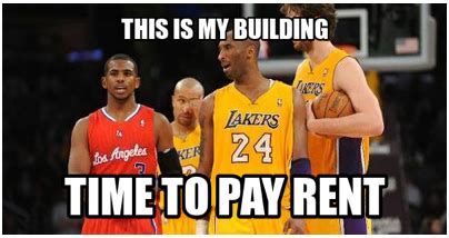 25+ best memes about clippers | clippers memes. That's right, it's Laker nation. | Bryant lakers, Lakers ...