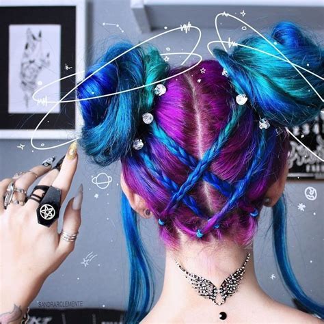 3266 donut bun tutorial for long hair ! Manic Panic on Instagram: "@sandrarclemente reminding us ...