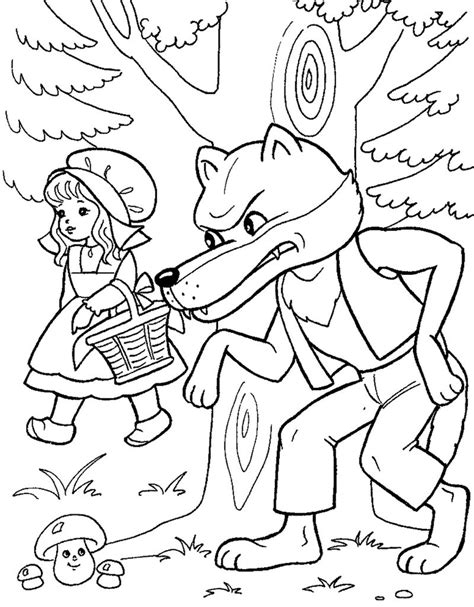 Find & download free graphic resources for little red riding hood. Little Red Riding Hood And Wolf Coloring Pages - Coloring ...