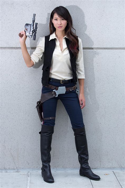 It'll be a warm minimalist but fun & bright aesthetic. Female Han Solo Cosplay - the stylish geek