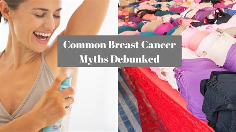 Postmenopausal breast cancer patients had a longer interval between first and second childbirths. Common Breast Cancer Myths Debunked - YouTube