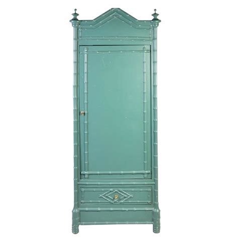 Which is the best chinoiserie chair for a sunroom? 1960s Chinoiserie Style Green Faux Bamboo Cabinet ...