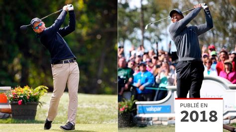 It was a surprise to see him up there so early on in his round. Le Canadien Corey Conners en tête à Tampa, Tiger Woods à ...