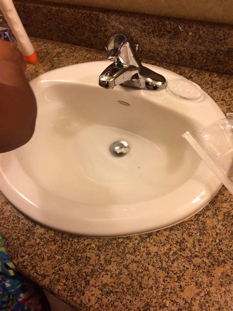 Fortunately, unclogging a bathroom sink is an approachable diy fix. Here's the bathroom sink that won't drain. - Yelp
