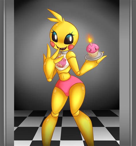 Also a friend of mine gotten to talking about it and reminded me of some first drawings of toy chica, so i wanted to make a better version of. Have a cupcake by Kattiel on DeviantArt