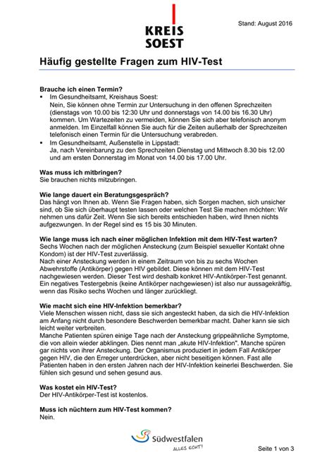 Die fmfa fragen bei der terminvereinbarung. Hiv test nuchtern. Muss man für JEDE Blutabnahme nüchtern ...