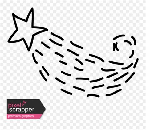 This shooting star template has a star with slightly rounded corners and a tail made of three sections. Shooting Star Template Dog Shooting Star Template Graphic ...