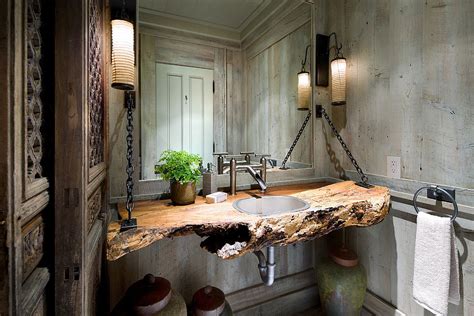 One of the easiest ways to add a live elaborate and graceful, this single bathroom vanity has not only been designed for the traditional or bohemian powder room, but also features the. A Natural Treat: Live-Edge Vanity Top Redefines Modern ...