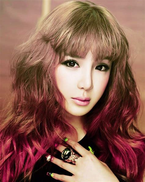 Even though this has resulted into a smooth face, it is not as enviable as her previous looks. Park Bom's Pre-Debut Look | K-Pop Amino