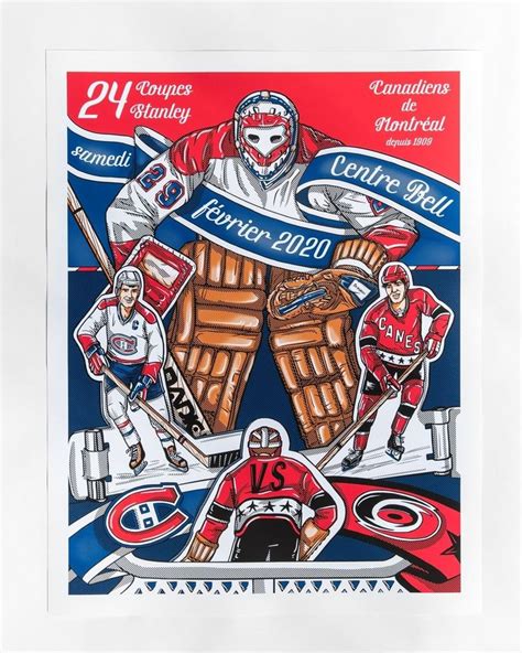 Монреаль канадиенс (montreal canadiens) на nhl.ru. Habs Montreal Hockey Poster // Canadiens de Montréal on ...