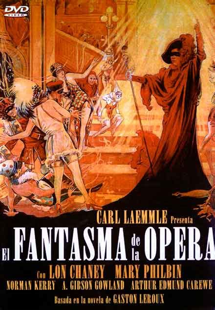 El fantasma de la ópera. EL FANTASMA DE LA OPERA, obra cumbre de Lon Chaney
