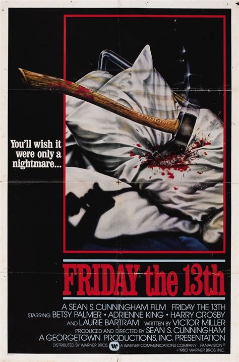 Le camp ferma mais il est réouvert par un jeune couple en 1980, le même jour où lors des années précédentes les trois autres meurtres eurent lieu. Vendredi 13 (Friday the 13th) (1980)