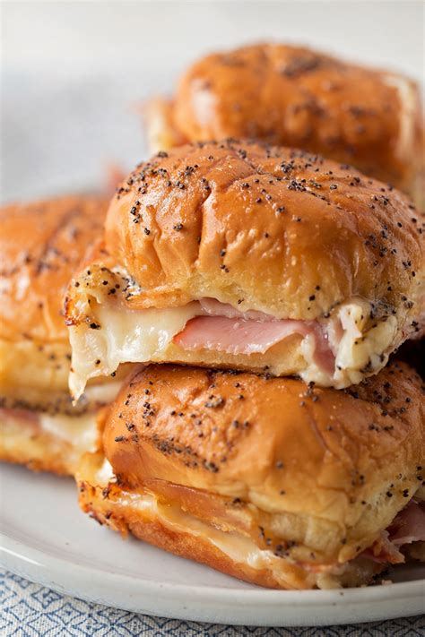 Typically you don't grill with pita bread, but. Ham and Swiss Sliders 5 - Life Made Simple