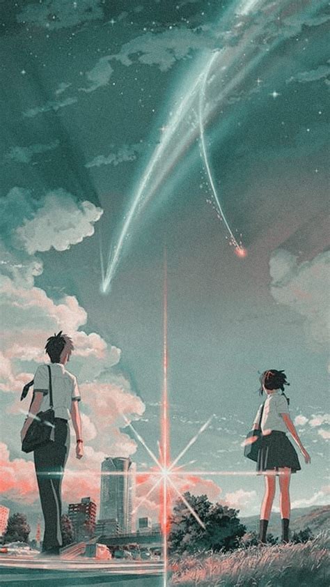 Your name is in cinemas for a strictly limited time, so don't miss your chance to see the spectac. Your Name ↬ Wallpaper ‧˚ #wallpaper Estás en el lugar ...