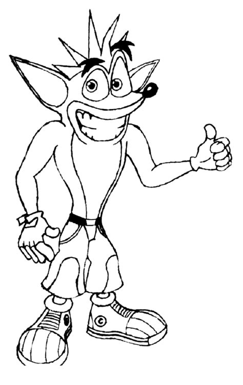 The article features biplane, passenger planes, gliders, jets and many more. Crash Bandicoot Coloring Pages | Educative Printable