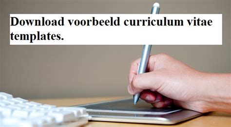 Geef voorbeelden waaruit b lij kt dat je o ver deze eigenschappen beschik t. Voorbeeld curriculum vitae - functioneel cv