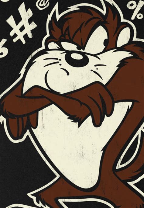 Die silbermünze zeigt den beliebten hasen mit einer karotte in farbe. LOGOSHIRT T-Shirt 'Tasmanischer Teufel Taz - Looney Tunes ...