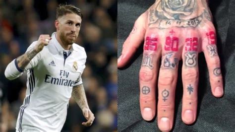 Select from premium sergio ramos tattoo of the highest quality. Ramos injury on salah with his left hand and David star at ...