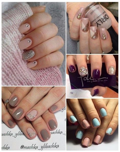 Bello diseño de uñas negras y plateadas brillantes. Uñas decoradas CON GELISH | +70 diseños lindos y super ...