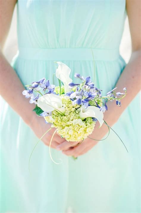 4.5 out of 5 stars. Navy Blue and Mint Green Beach Wedding | Coral bouquet ...