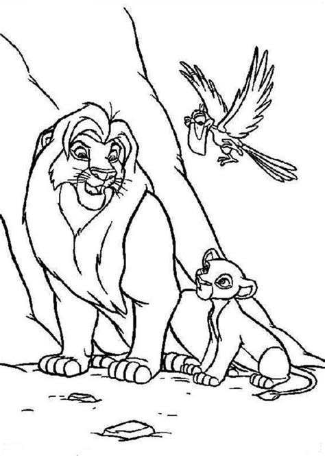 Top 20 free printable lion coloring pages online. Mufasa Coloring Page - Coloring Home