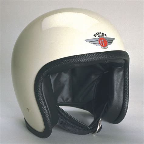 Cream Davida Ninety Two helmet | Open face helmets, Helmet ...
