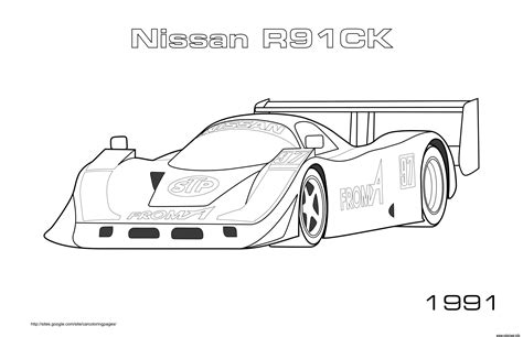 Résultat de recherche d'images pour coloriage pixel | coloriage pixel à imprimer, coloriage halloween a imprimer, coloriage. Coloriage Nissan R91ck 1991 Dessin Voiture à imprimer