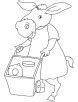 Coloring pages and activity sheets for kids featuring classic animal and farm coloring pages. Honking donkey coloring page | Download Free Honking ...