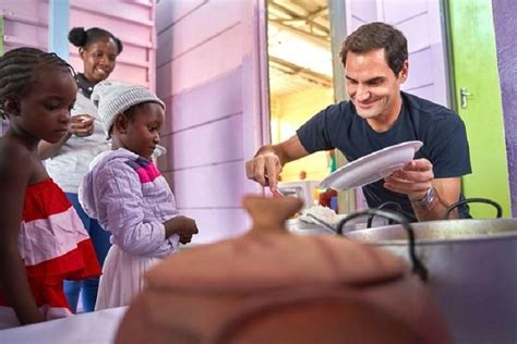 Thank you sir andy, the feeling is mutual. Roger Federer to feed 64,000 vulnerable young children in ...