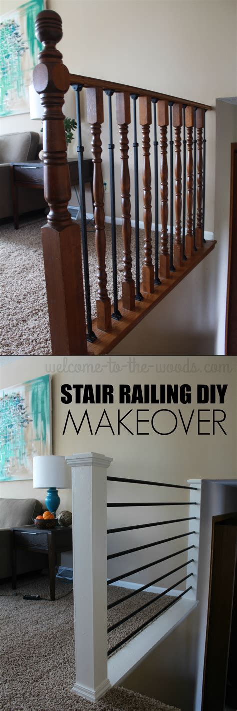 Of course it's never a done deal until escrow closes so i won't blog about the house until the keys are in my hand but this one. stair-railing-diy-makeover