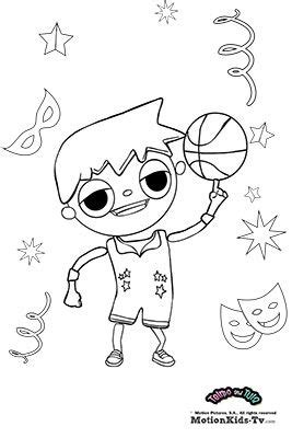 Learn numbers in spanish with zumbers . Carnival coloring pages with Telmo and Tula - download in ...
