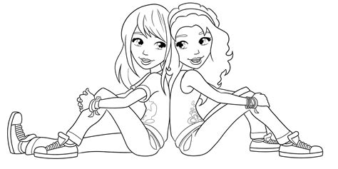 You can use bff best friends forever test app to check the strength of your friendship. Two Best Friends Coloring Pages at GetDrawings | Free download