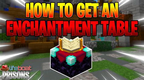 The riptide enchantment is a new enchantment that will be available in the aquatic update (java edition 1.13) and can be added to a trident. How to get an Enchantment Table in Lifeboat Prison! - YouTube