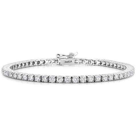 Maybe you would like to learn more about one of these? 18K White Gold Diamond Tennis Bracelet (4 ct. tw.) | Brilliant Earth