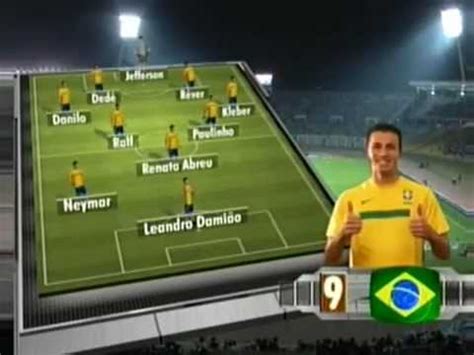 Mostra qual seria a 'seleção brasileira' de jogadores gringos que fizeram história no brasil. ESCALAÇÃO DA SELEÇÃO BRASILEIRA 2012 - YouTube