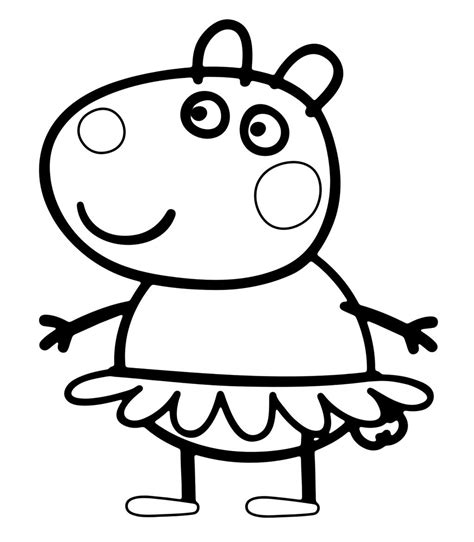 The conversation in the film is simple, easy to digest and followed by children. Peppa Pig Coloring Pages with Swimwear - Free Printable ...