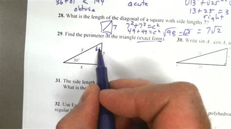 Geometry final pratice test florida answer key.pdf. Geometry Semester 2 Review for Final Exam - YouTube