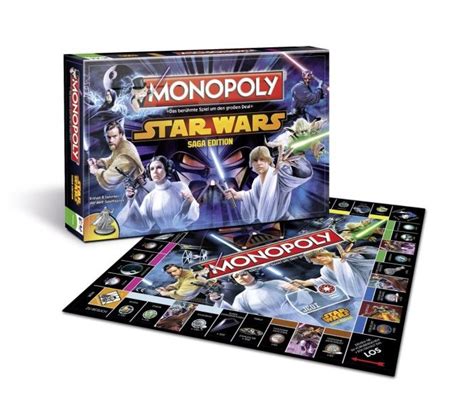 Gana el que primero consiga todos los 'quesitos'. Star Wars Monopoly - Saga Edition | Juegos de mesa ...