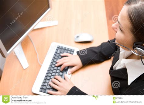 Up to $21 an hour. Call center operator stock image. Image of customer, face ...